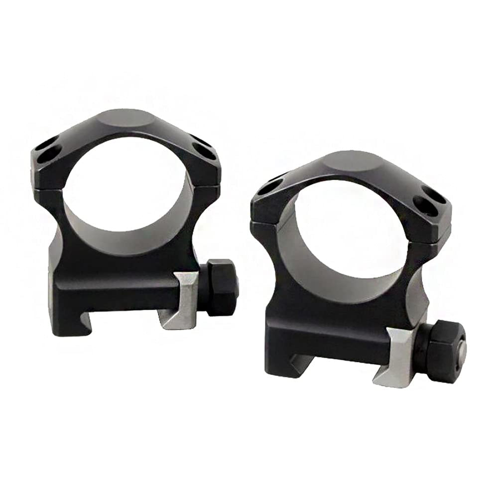Nightforce X-Treme Duty Ultralite ring set side profile highlighting durable aluminum body and secure mounting