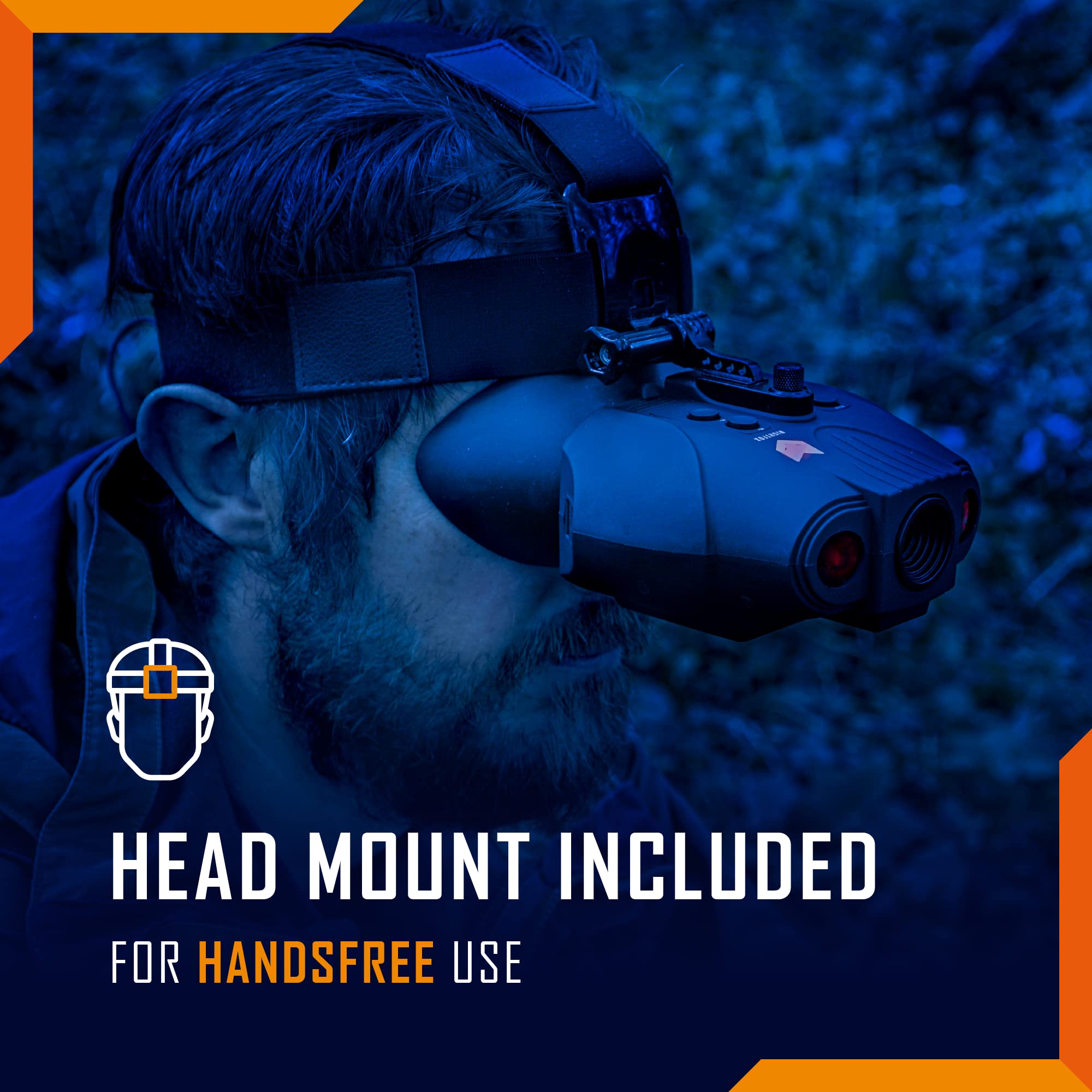 Nightfox Swift headstrap setup shows secure fit for extended night operations.