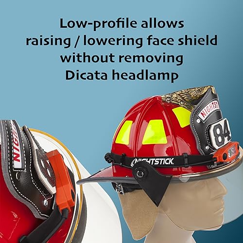 Nightstick DICATA XPP-5462RX low-profile design fits close helmet mounting.