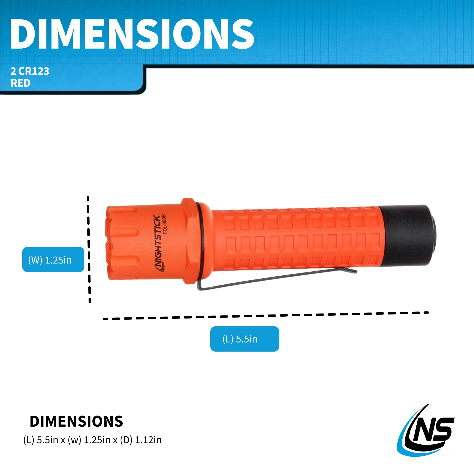 Nightstick FDL-300R-K01 rugged tactical design suited for demanding tasks.