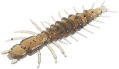 NIKKO Hellgrammite 3-Inch rigged on a jig head for versatile setups.