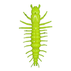 NIKKO Hellgrammite 4.25-inch chartreuse lure with floating action for lifelike movement