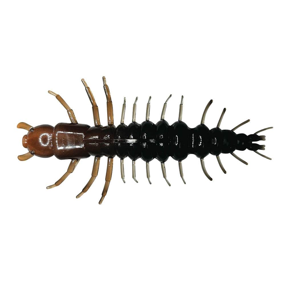 NIKKO Hellgrammite 4.25 inch lure with jointed abdomen for realistic action