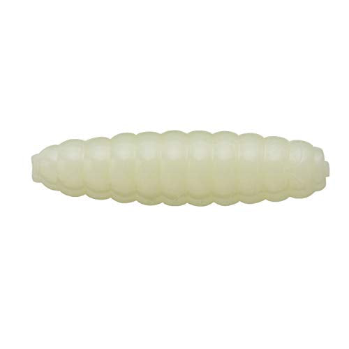 NIKKO Ultra Soft Waxworm Cream 3-pack for ice fishing with built-in scent