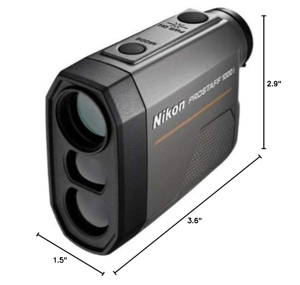 Nikon PROSTAFF 1000i TRU TARGET in use helps isolate targets