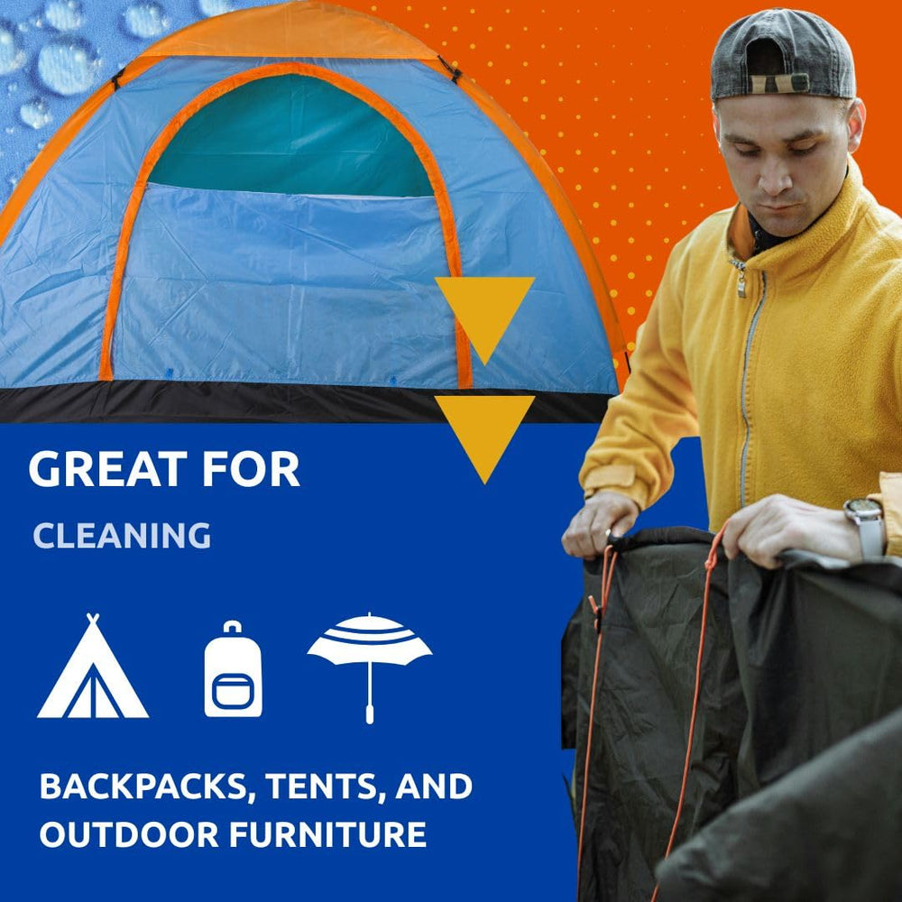 Nikwax SolarWash UV protection for weatherproof tents and textiles.