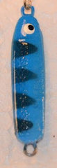 Nils Master Hali35 lure in gold and black for ice fishing perch