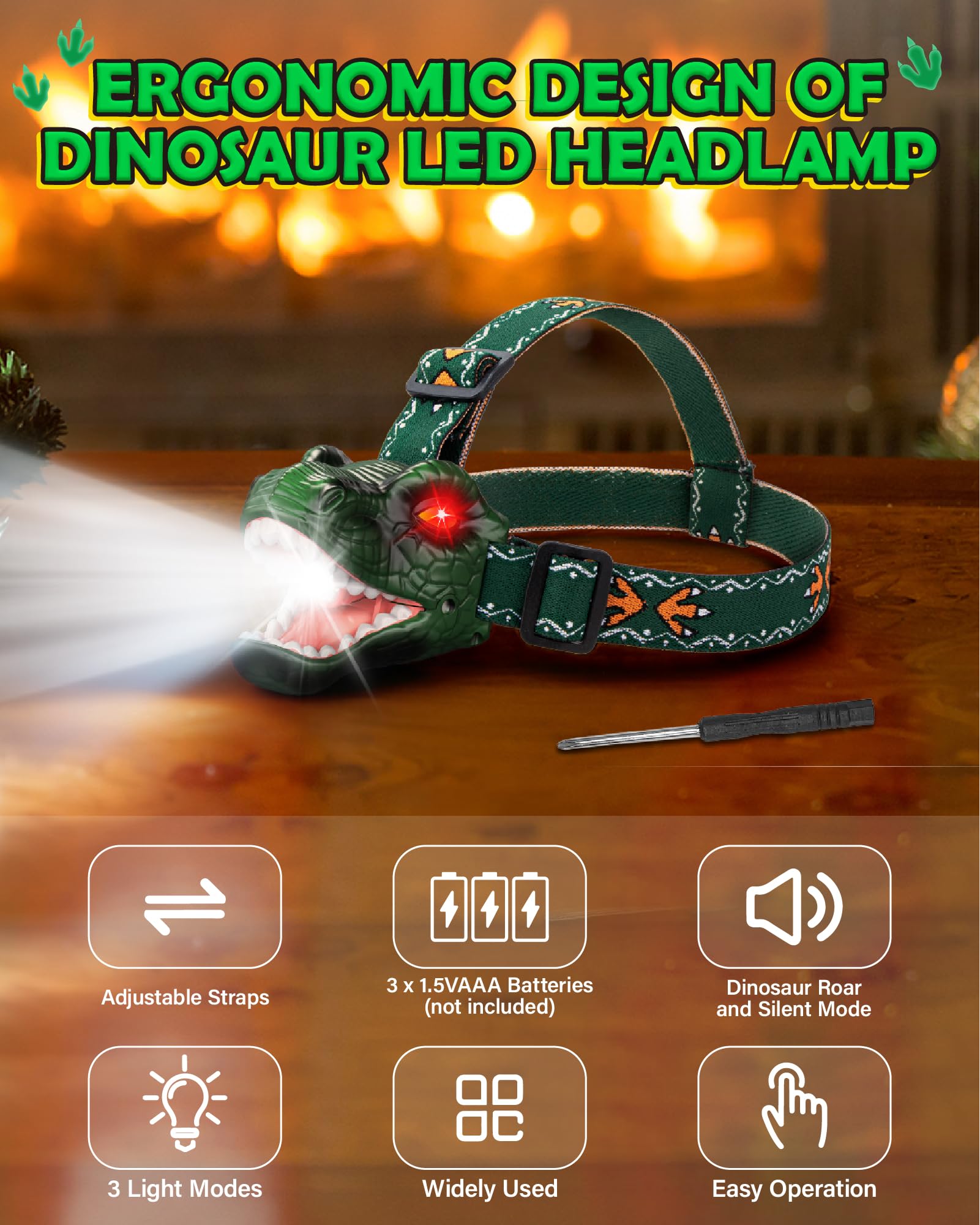 Niovexium headlamp designed for camping and outdoor exploration