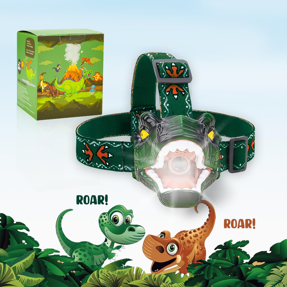 Niovexium T-Rex headlamp makes a fun gift for adventures