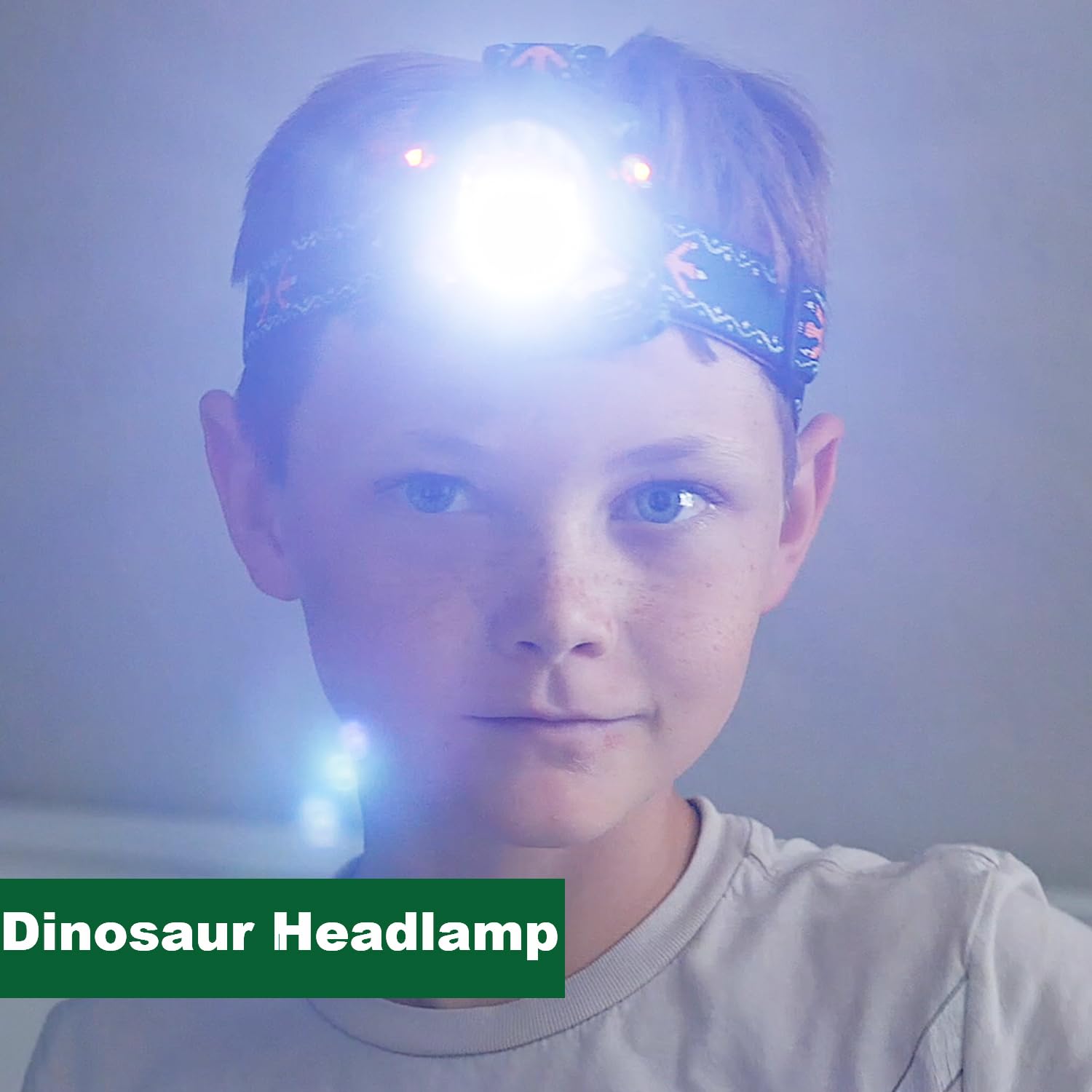 Niovexium kids headlamp with breathable adjustable strap for comfort