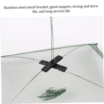Nirelief net cage compact transport for boating or shore fishing.