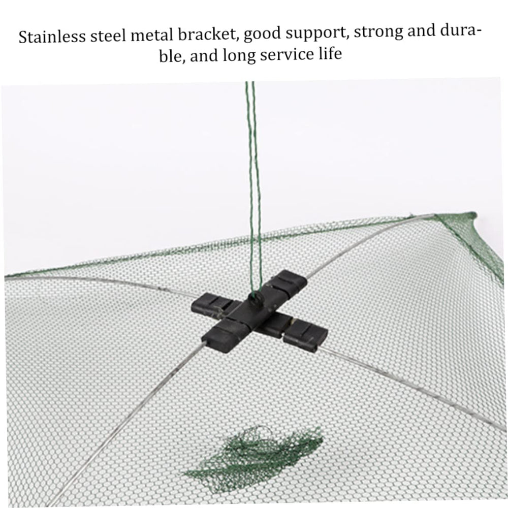 Nirelief net cage compact transport for boating or shore fishing.
