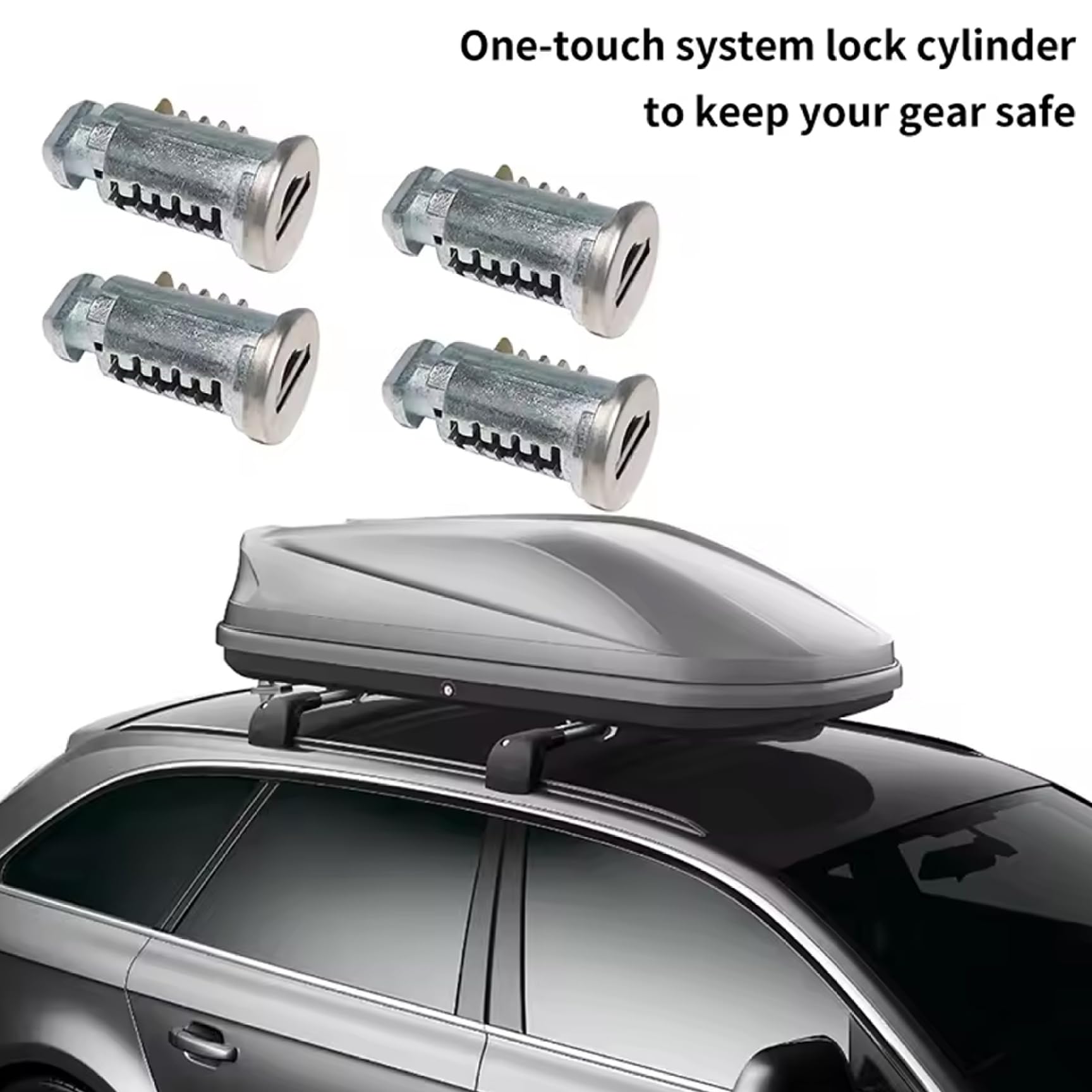 Nirelief sturdy pack including 4 lock cores and 3 keys for convenience