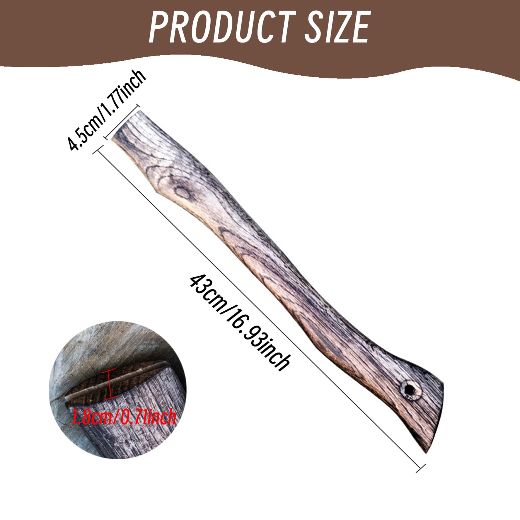 Nirelief shock-resistant-axe-handle minimizes vibration for smoother chops