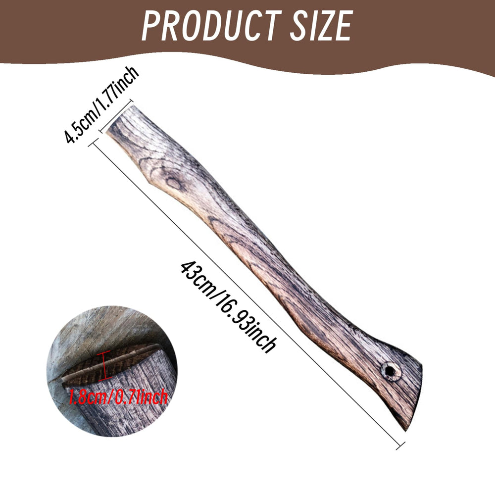 Nirelief shock-resistant-axe-handle minimizes vibration for smoother chops