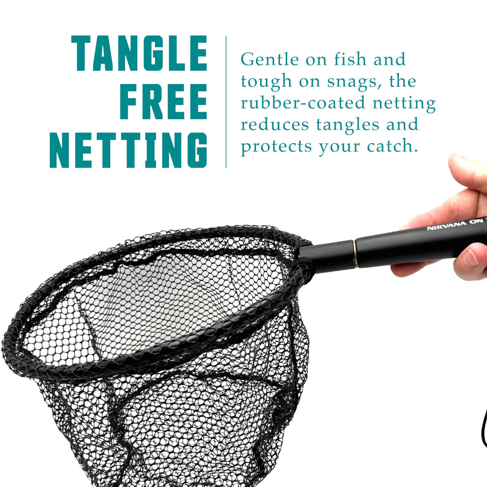 Net folded for compact storage