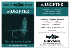NIRVANA theDRIFTER furled leader 7ft boosts long-distance accuracy.