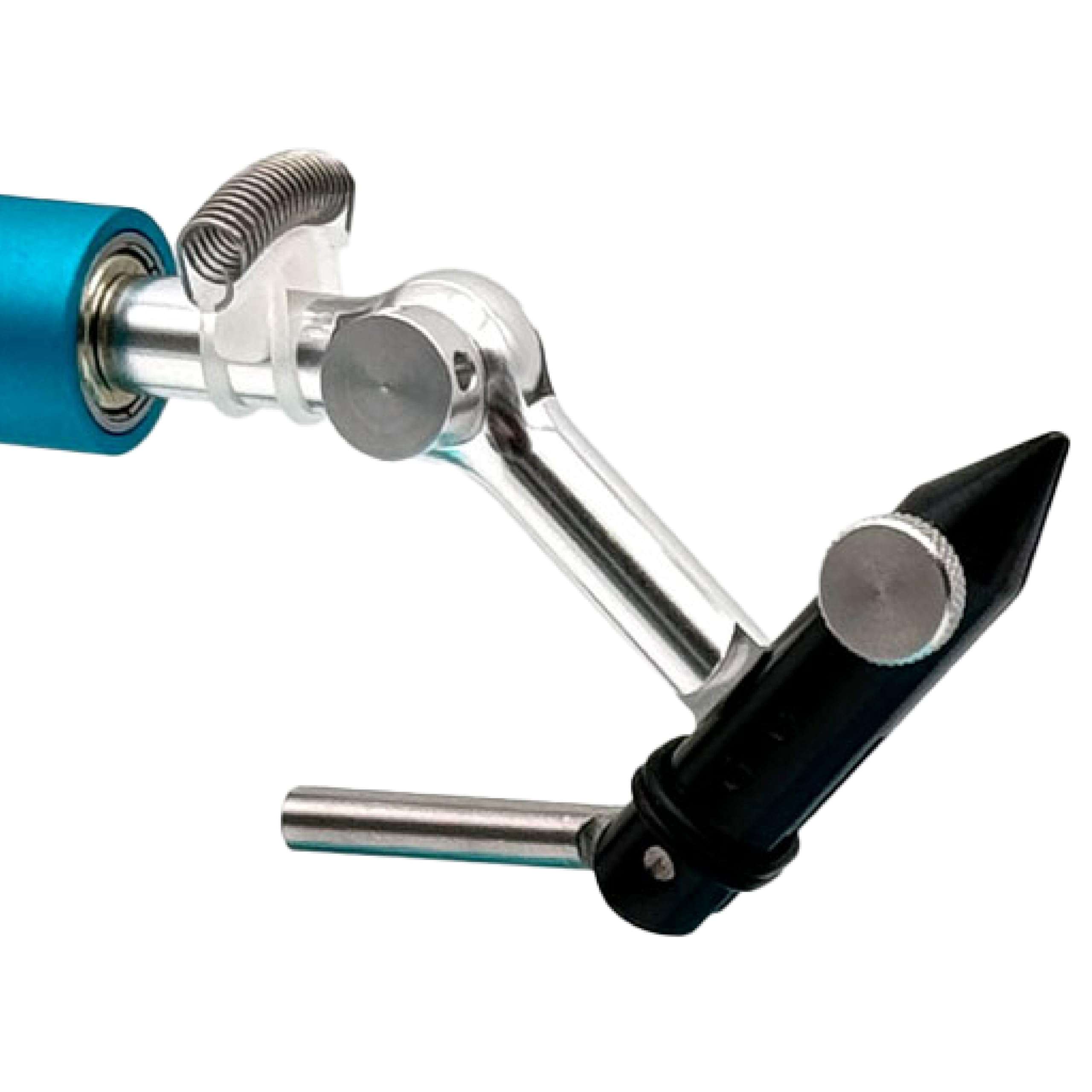 Nirvana On The Fly V2 vise in use on a travel base.