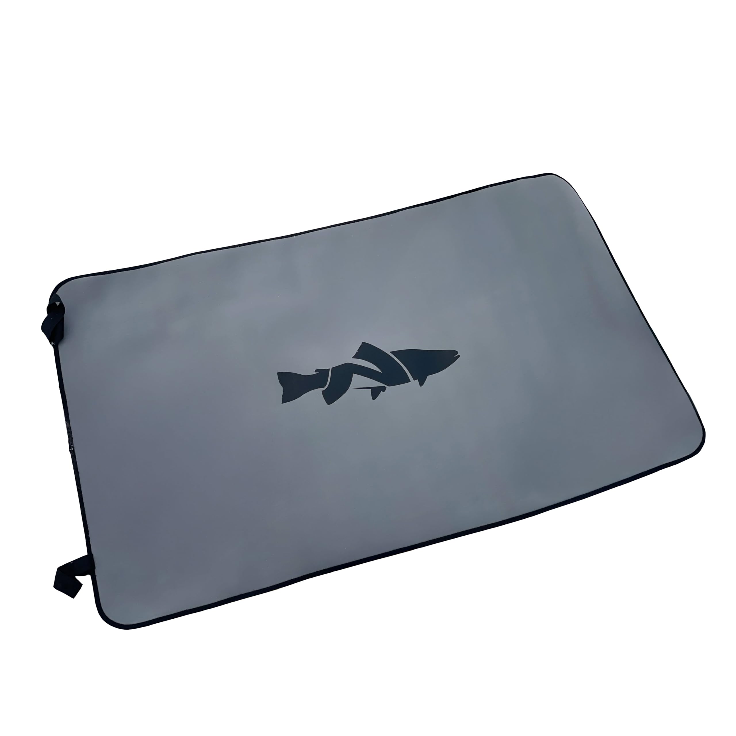 NIRVANA ON THE FLY wader mat front view protects booties from dirt on uneven ground