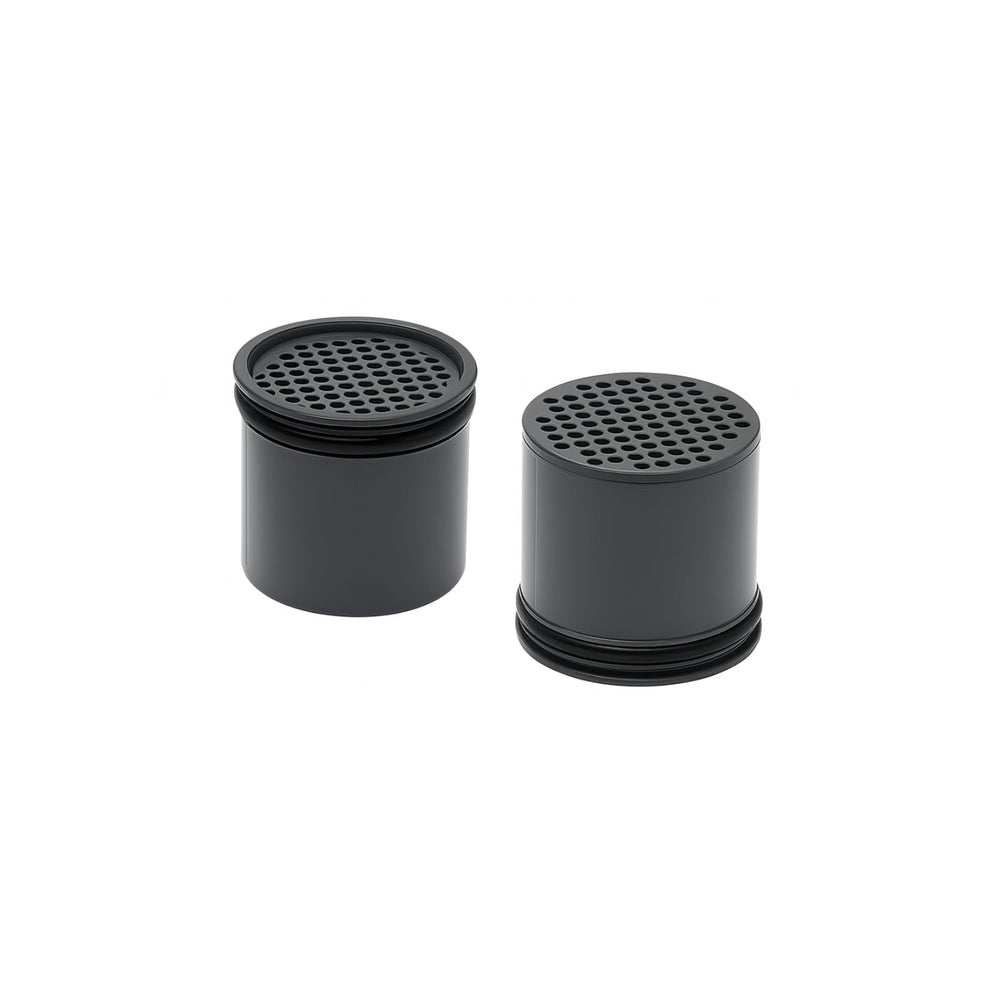 Nispira filter removes chlorine and odors for fresher water.