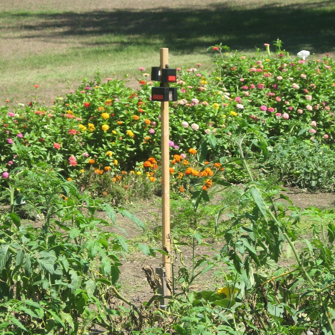 Nite Guard Solar predator light at dusk flash deters garden and livestock threats