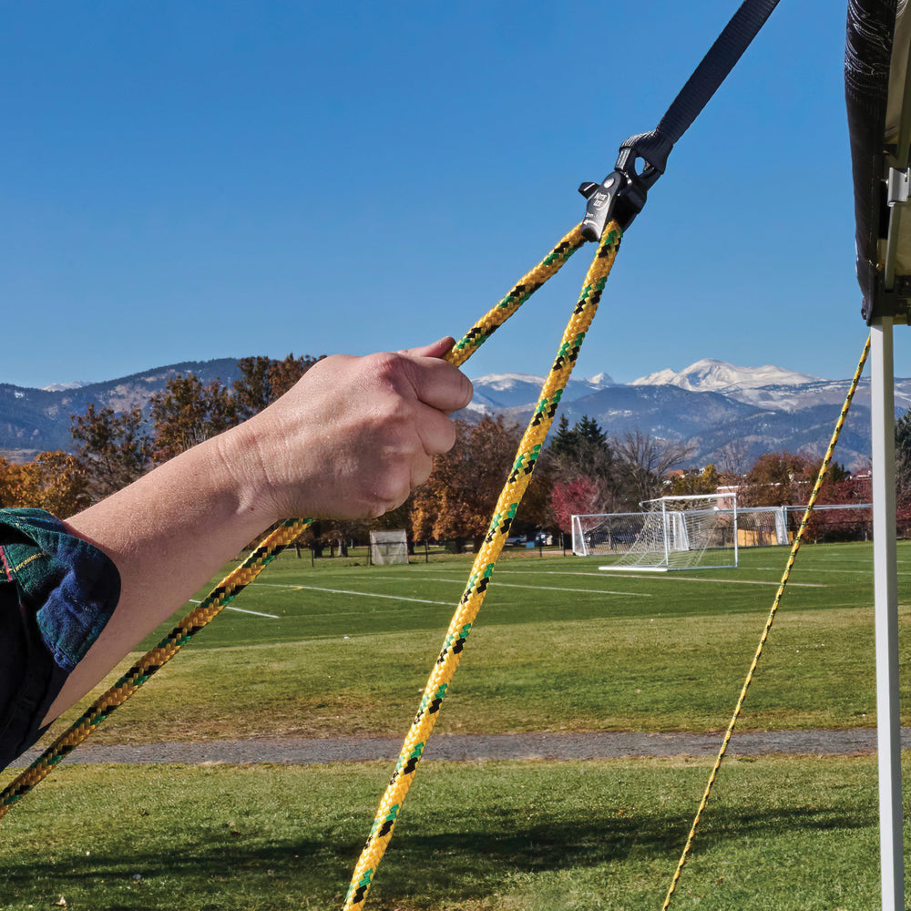 18-inch webbing sling ready for larger loads.