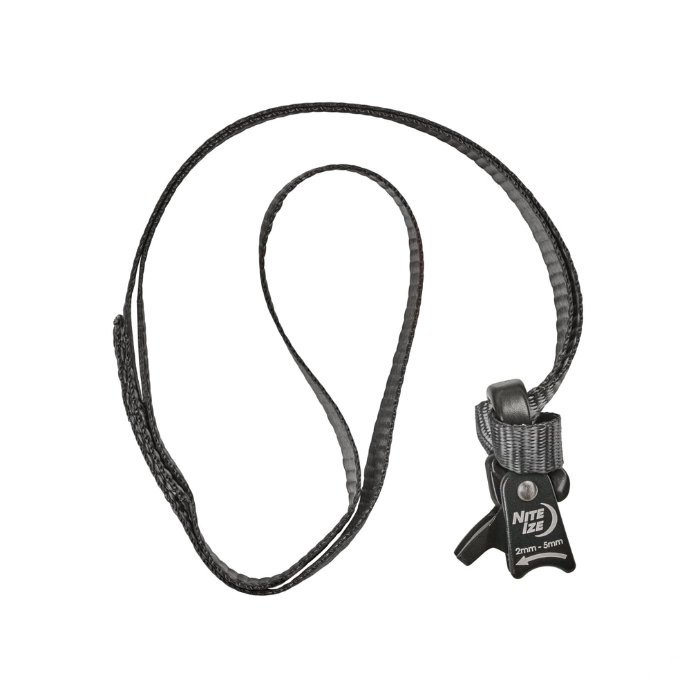 Quick-release lever for fast tension release and adjustments with CamJam.