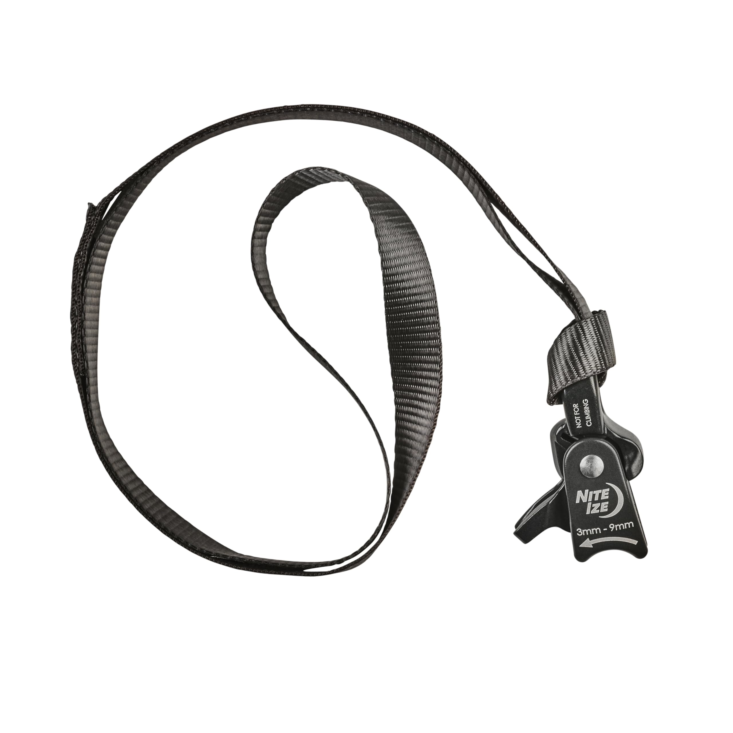 Quick-release lever shown for swift tension release.
