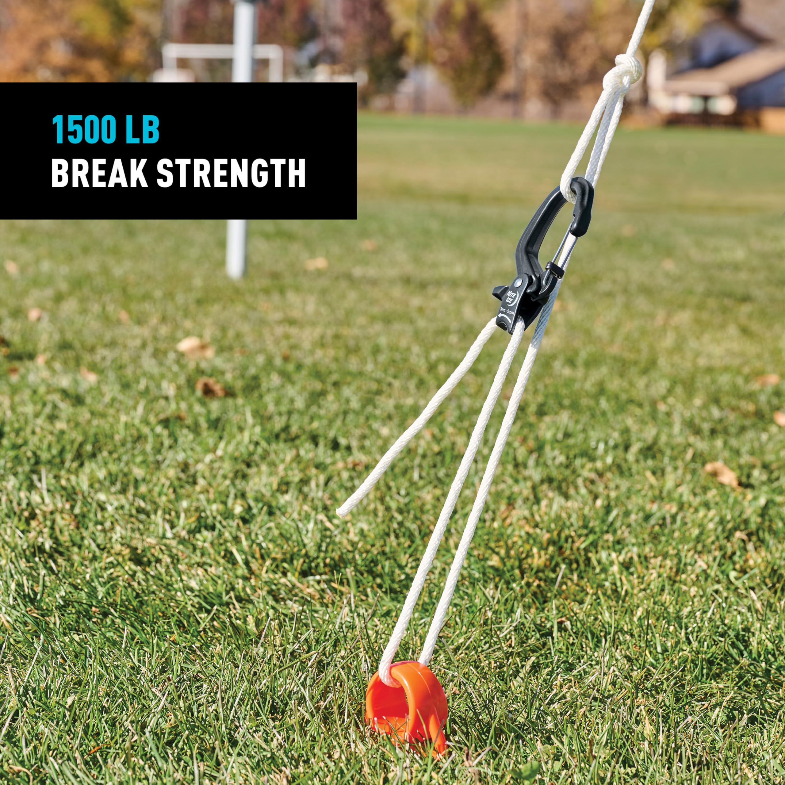 Nite Ize CamJam SlideLock on roof rack provides secure load control