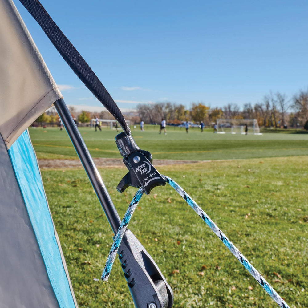 Soft connection and universal attachment capability with CamJam webbing sling.