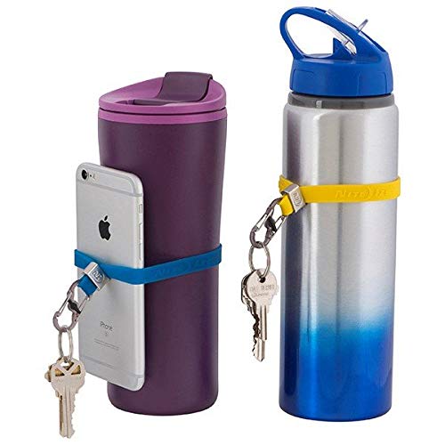 Nite Ize Cinch-A-Lot Blue cinch-slider provides snug fit for compact items.