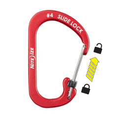 Nite Ize CSLA4-10-R6 aluminum body offers a lightweight, strong carry option.