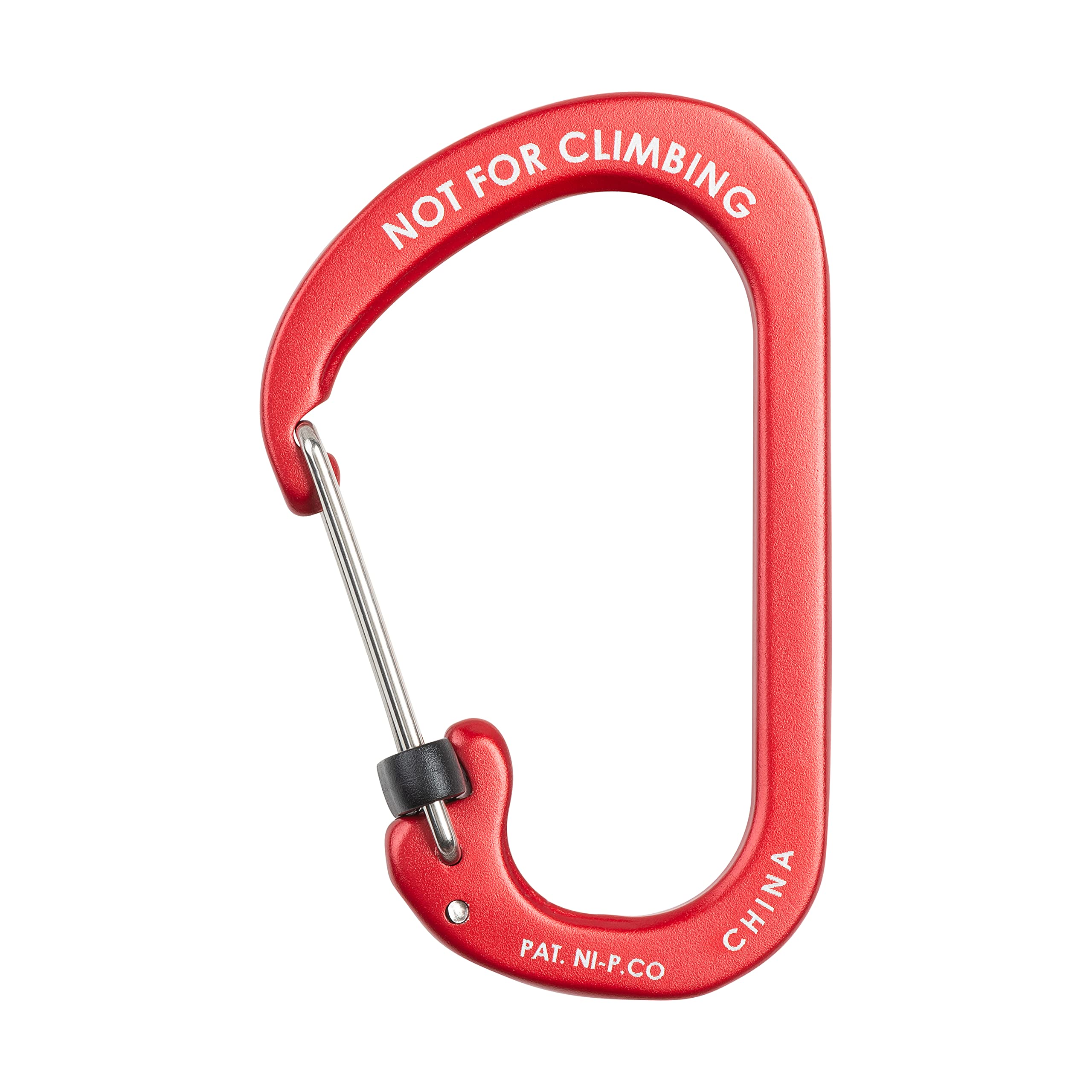 Nite Ize CSLA4-10-R6 red finish increases visibility for quick gear checks.