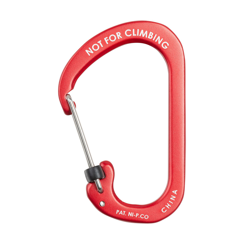 Nite Ize CSLA4-10-R6 red finish increases visibility for quick gear checks.