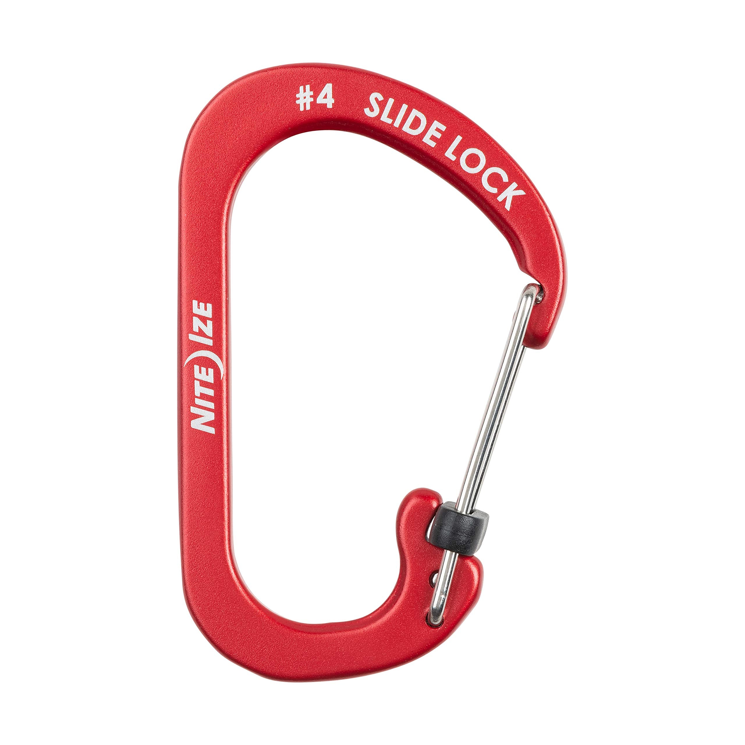 Nite Ize CSLA4-10-R6 stainless steel gate ensures smooth operation with slide-to-lock.