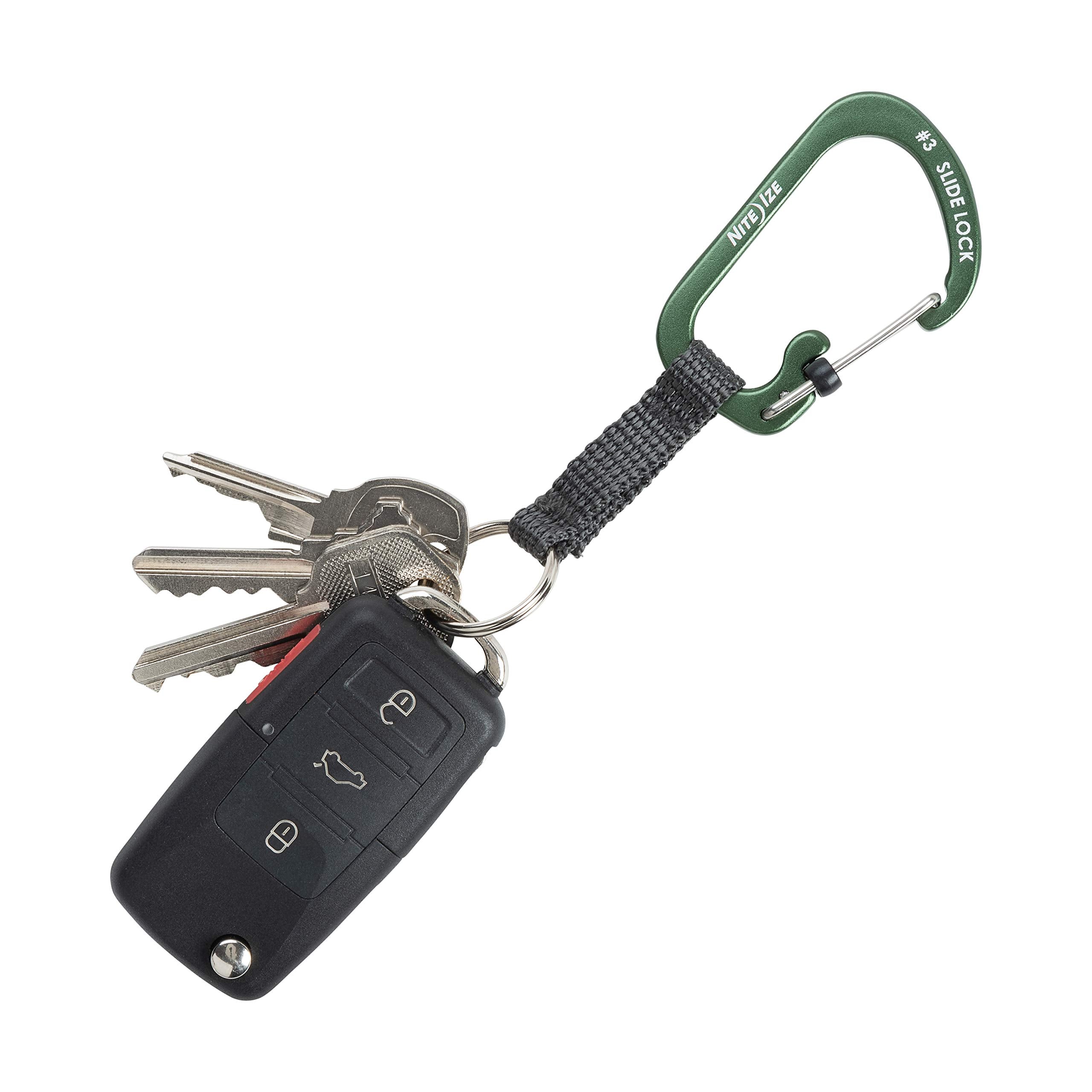 Nite Ize CSLAW3-08-R6 keys-on-ring arrangement keeps essentials reachable and tidy