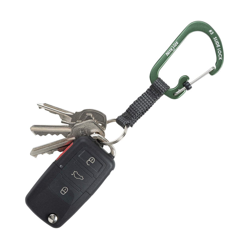 Nite Ize CSLAW3-08-R6 keys-on-ring arrangement keeps essentials reachable and tidy