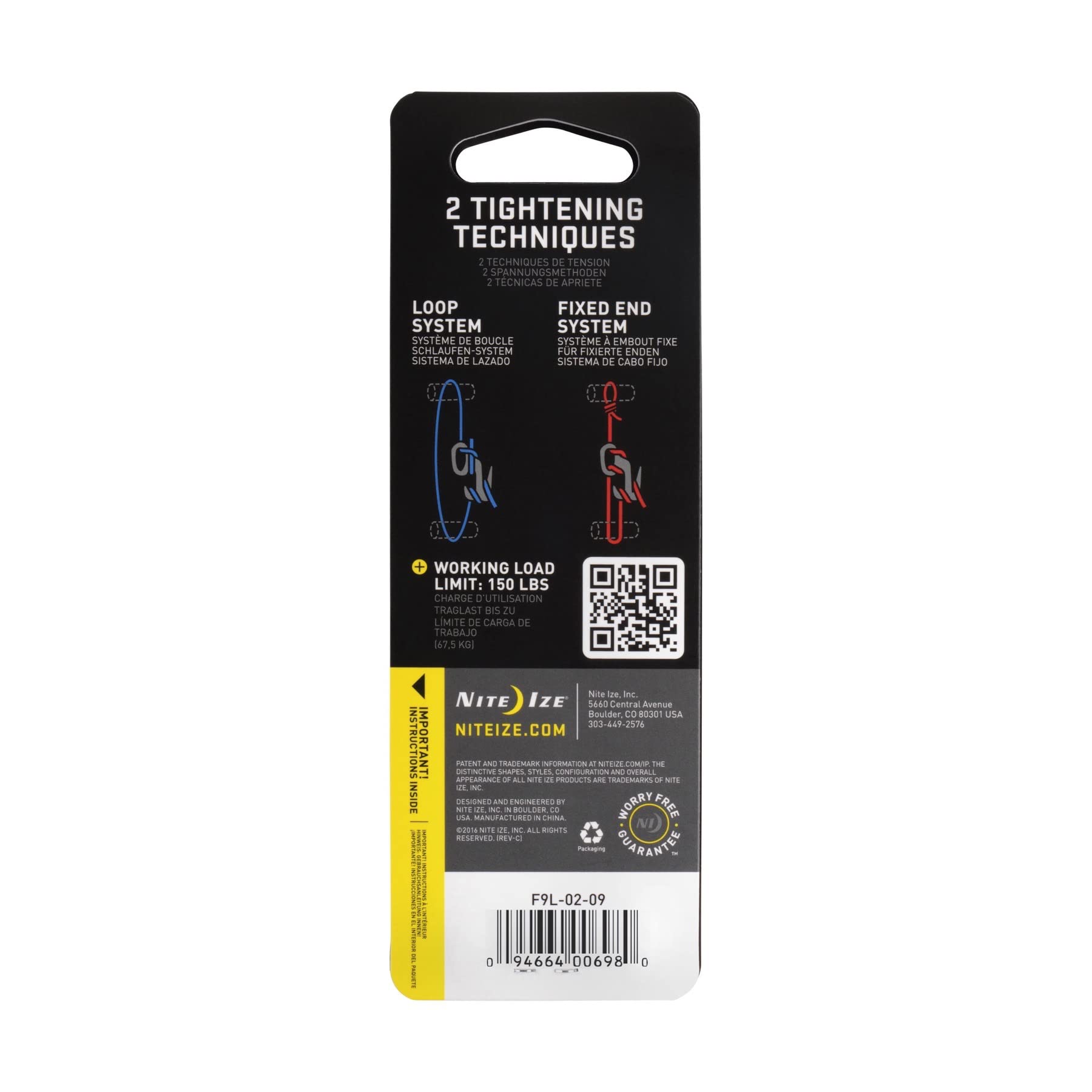 Nite Ize Figure 9 loop-system in action delivers dependable tension