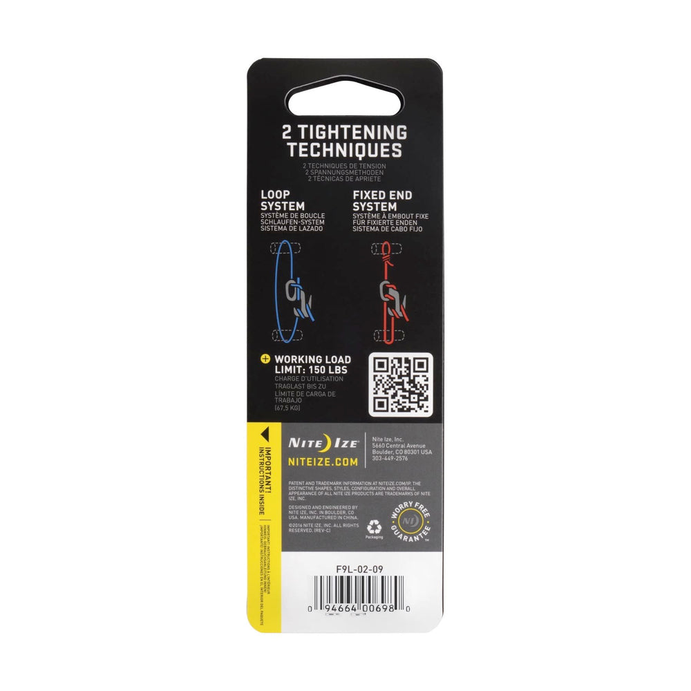 Nite Ize Figure 9 loop-system in action delivers dependable tension