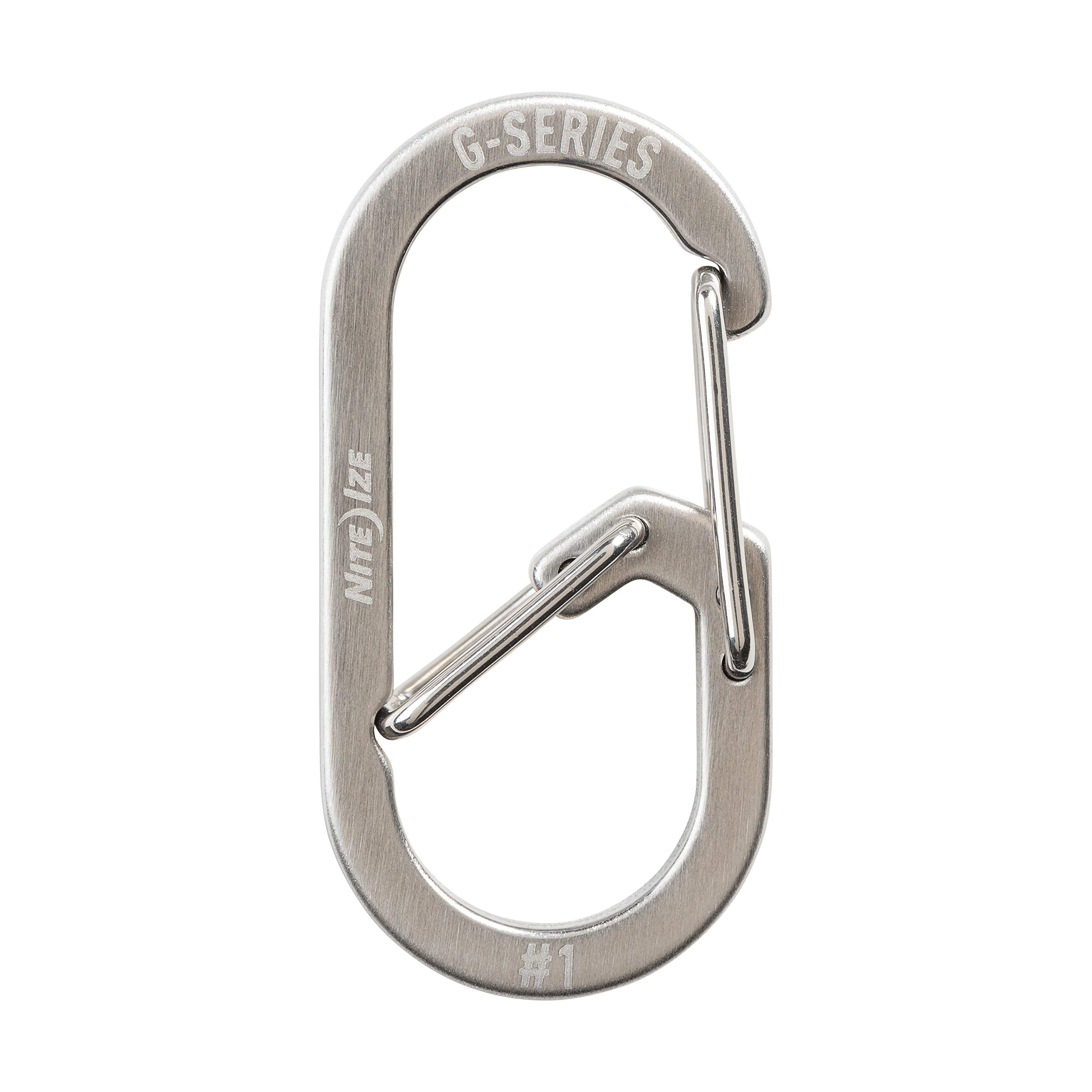 Nite Ize G-Series inner gate remains closed to prevent key loss.