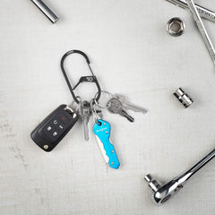 Nite Ize GS4-01-R6 inner gate access for quick key changes.