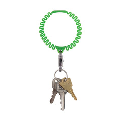 Nite Ize lime Key Band-It integrated slot keeps a key flush against the arm