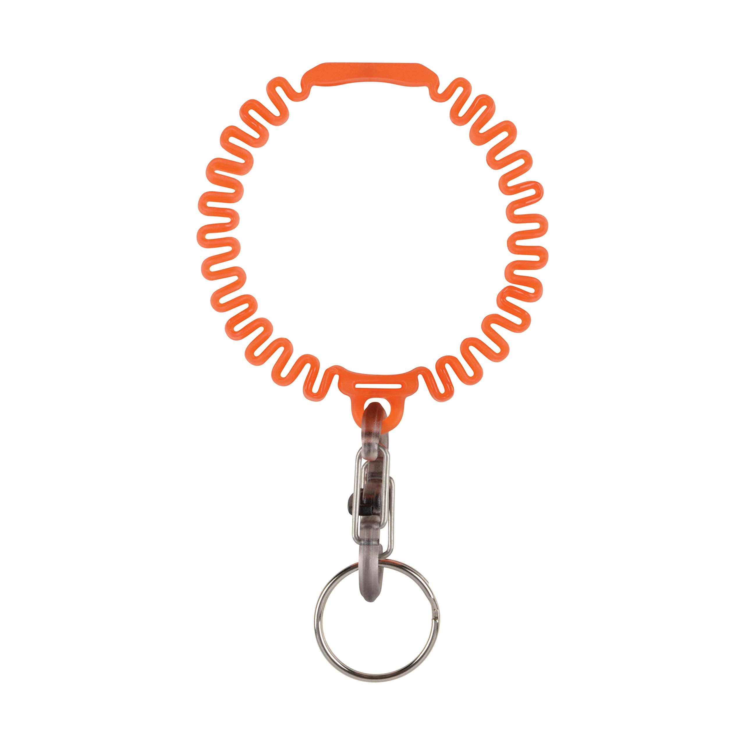 Nite Ize Key Band-It stainless ring and slot hold keys flush.