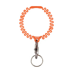 Nite Ize Key Band-It stainless ring and slot hold keys flush.