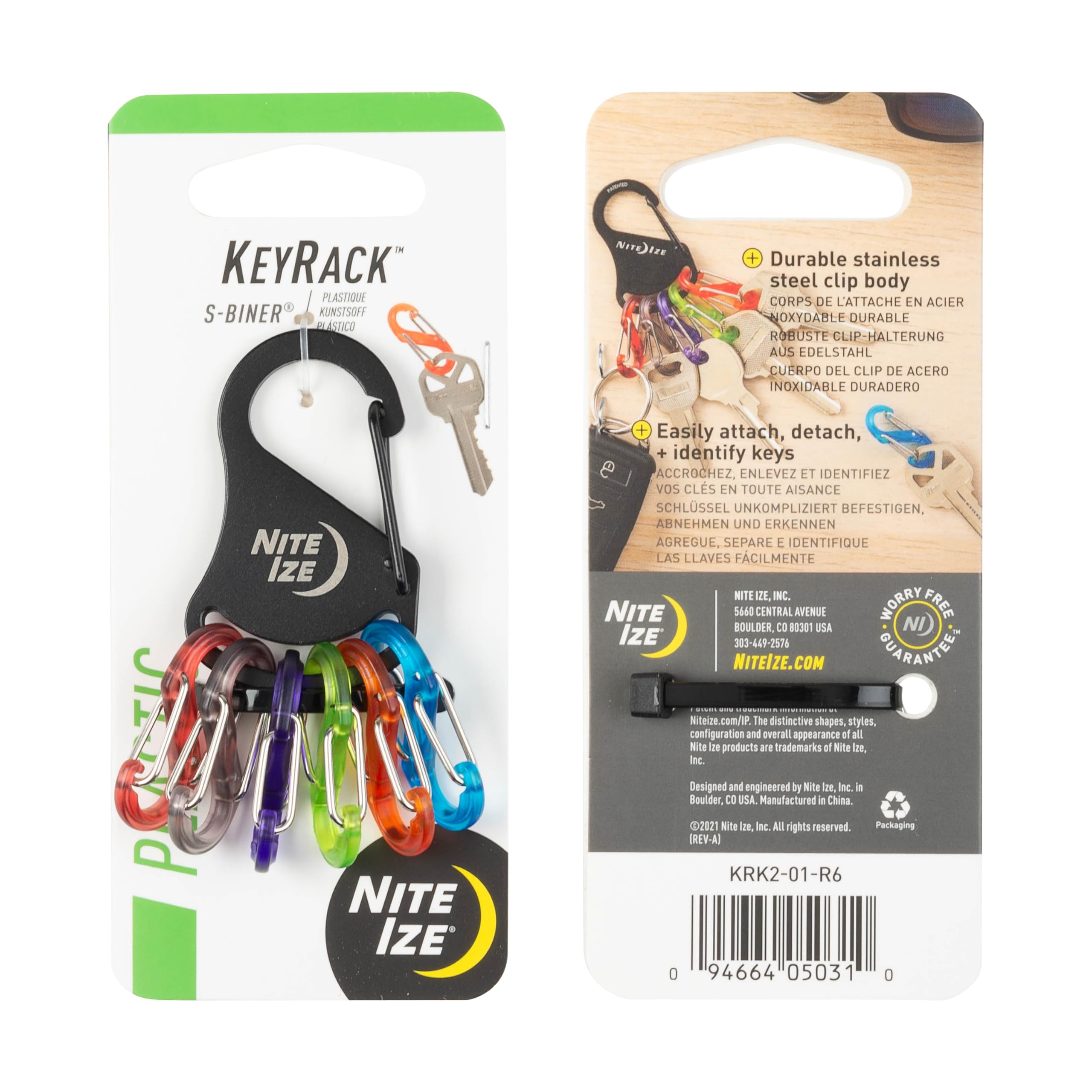 Compact key organizer by Nite Ize for versatile everyday carry.