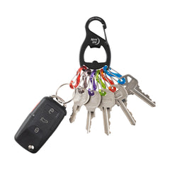 Durable design withstands daily wear, keeping keys organized on the go.