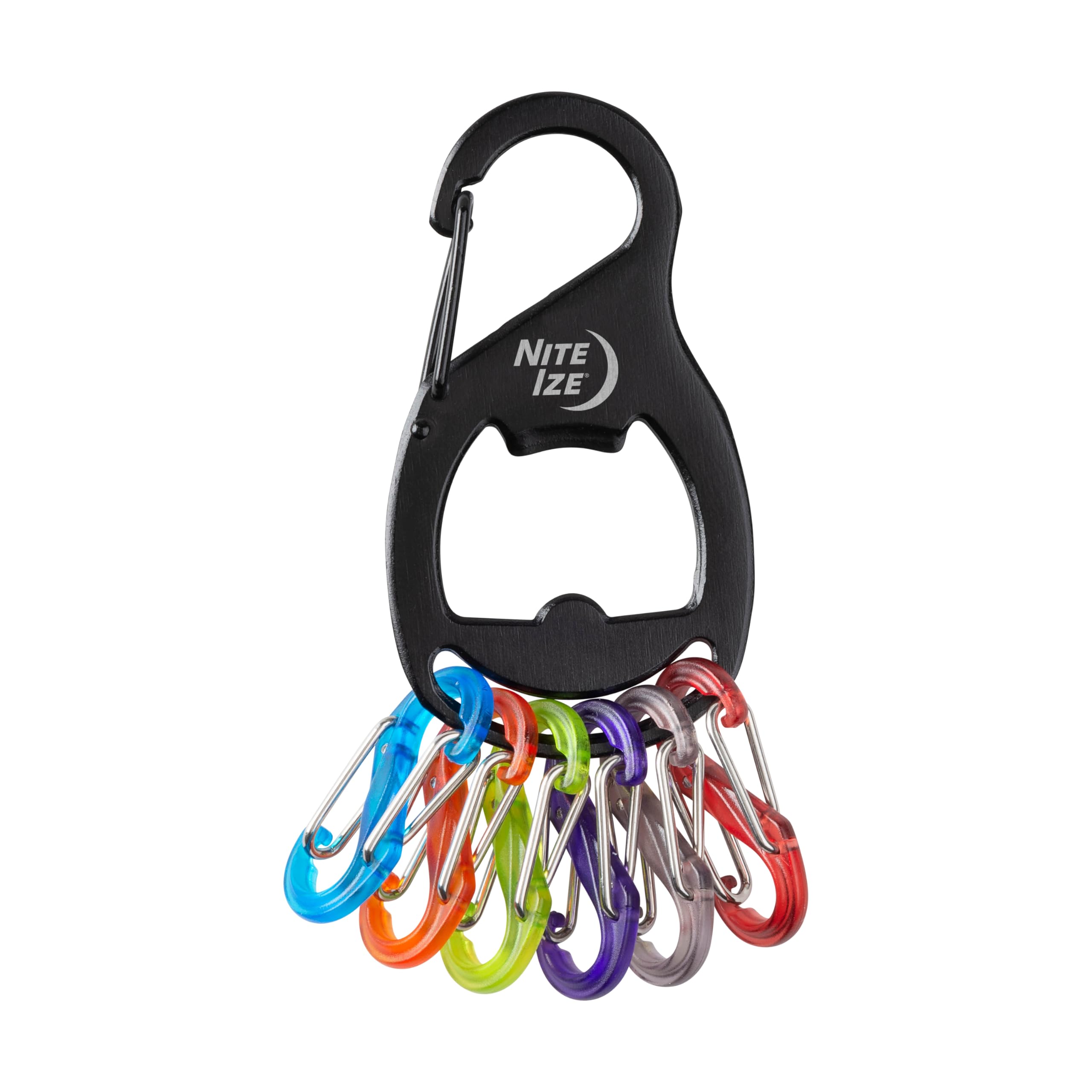 Six-color S-Biners let you instantly identify keys via bright cues.