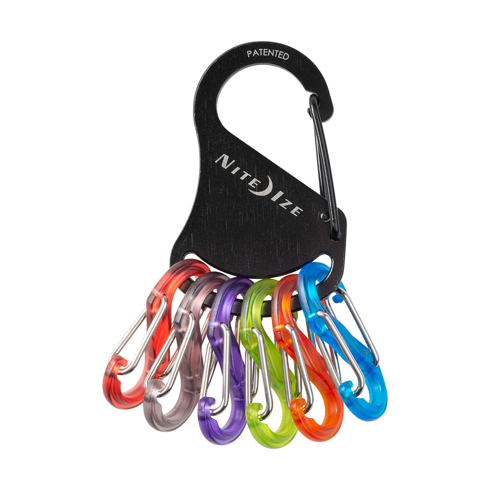 Six colorful S-Biners from Nite Ize offer easy key separation.