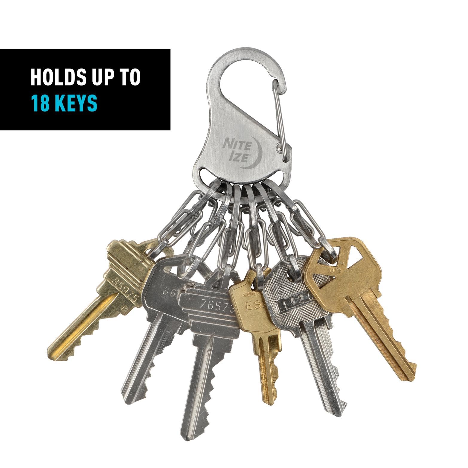 Nite Ize KeyRack Steel easy on-off key access in daily use.