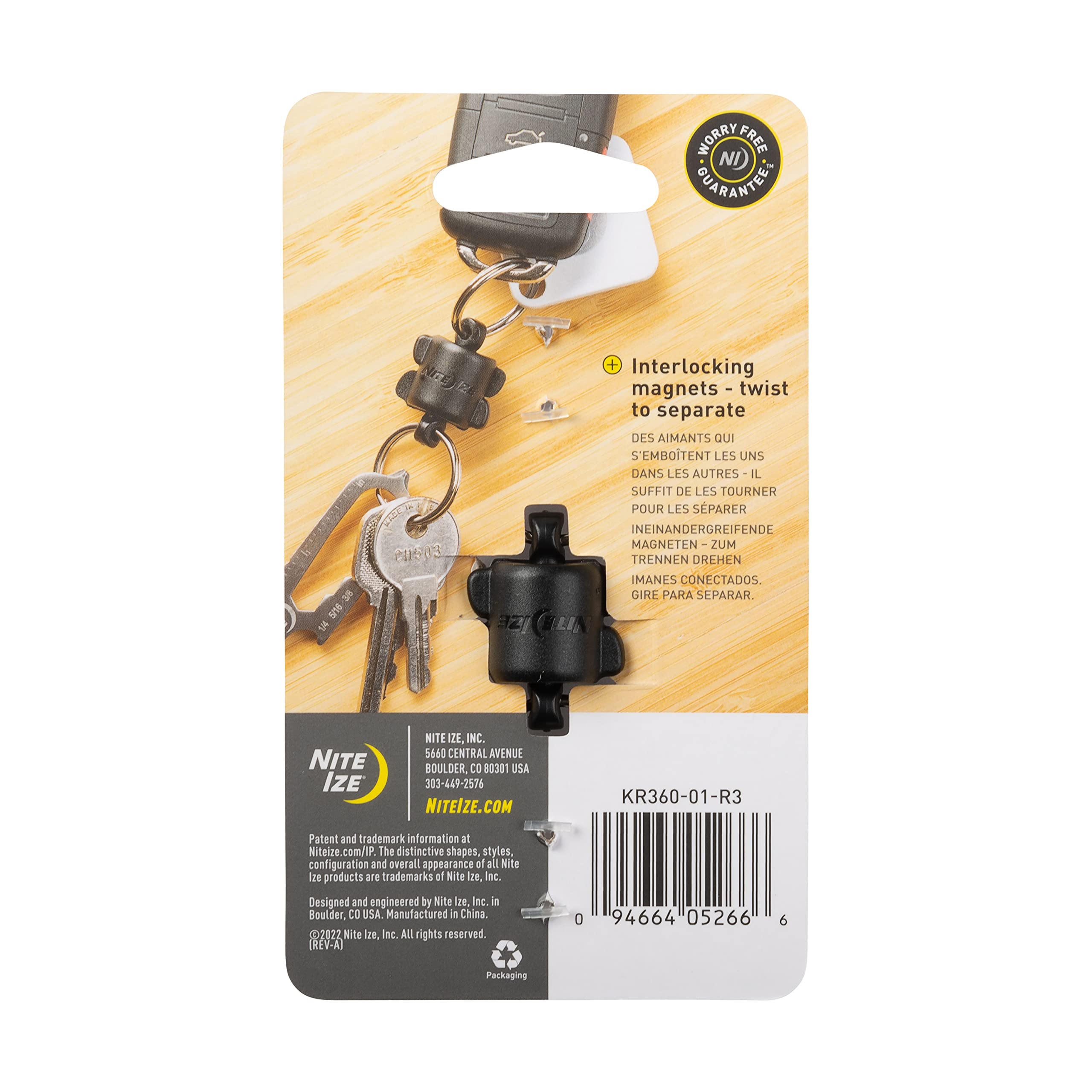 Nite Ize KeyRing 360 compact carry for daily use.